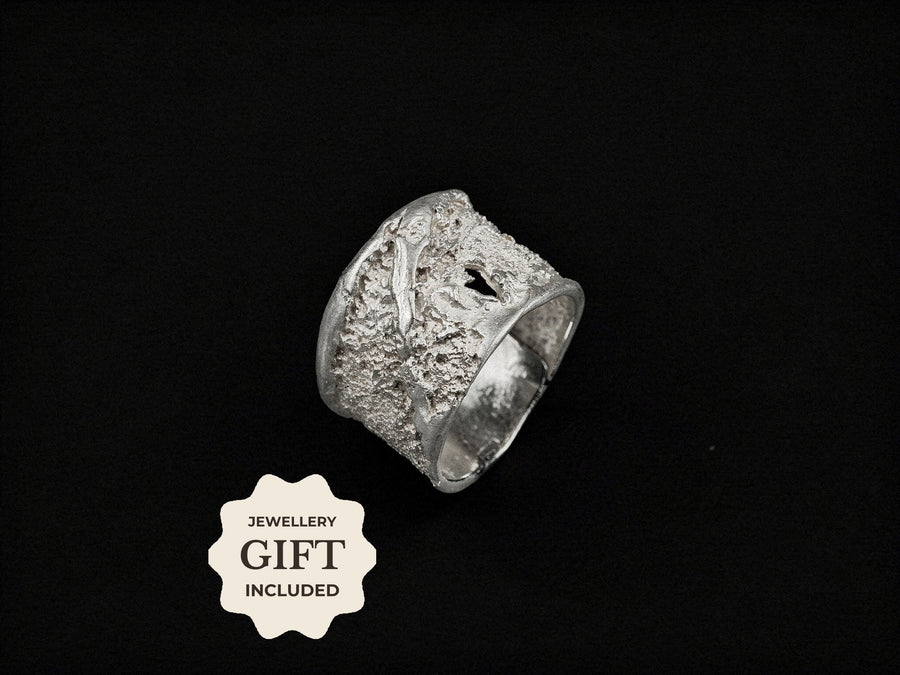 Silver Strata Ring
