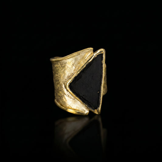 Golden Triangle Ring