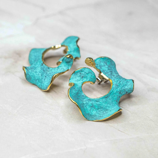 Eterna C Earrings handcrafted in Barcelona