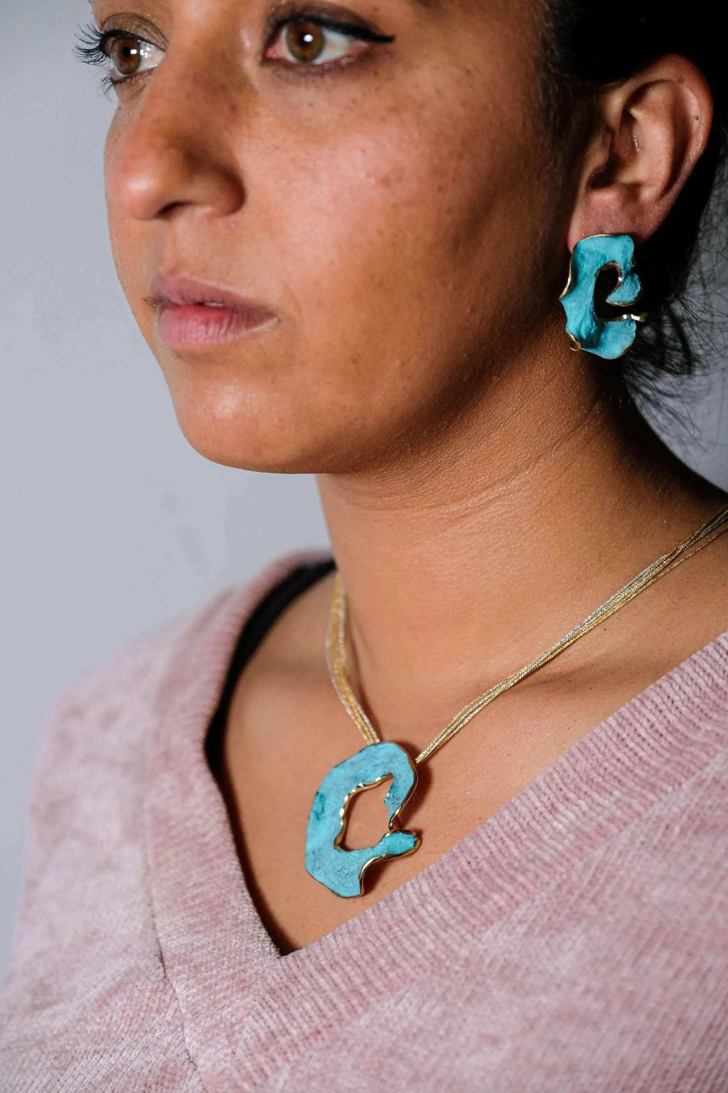 Eternal C Pendant handcrafted jewelry detail