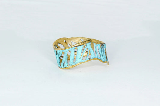 Sea Breeze Cuff Bracelet handcrafted in Barcelona