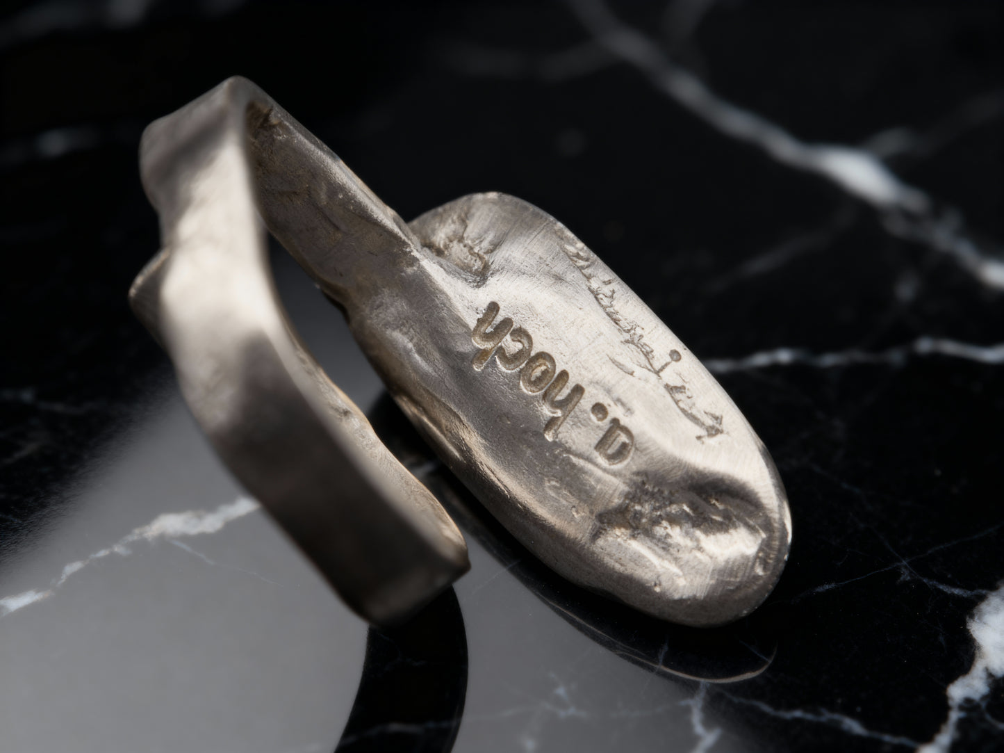 Silver Echo Ring handcrafted in Barcelona