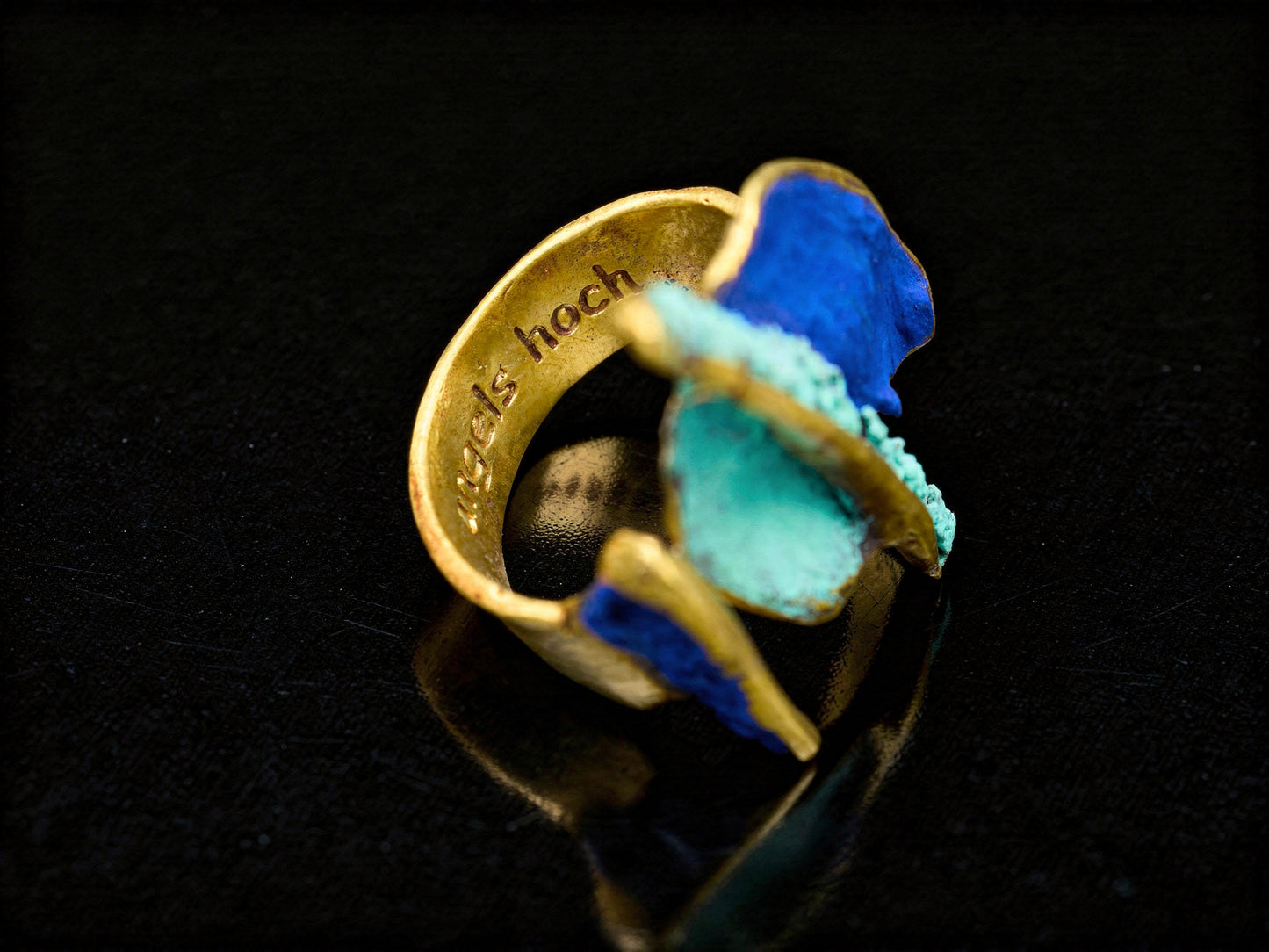 Gaudi Ring handcrafted jewelry detail