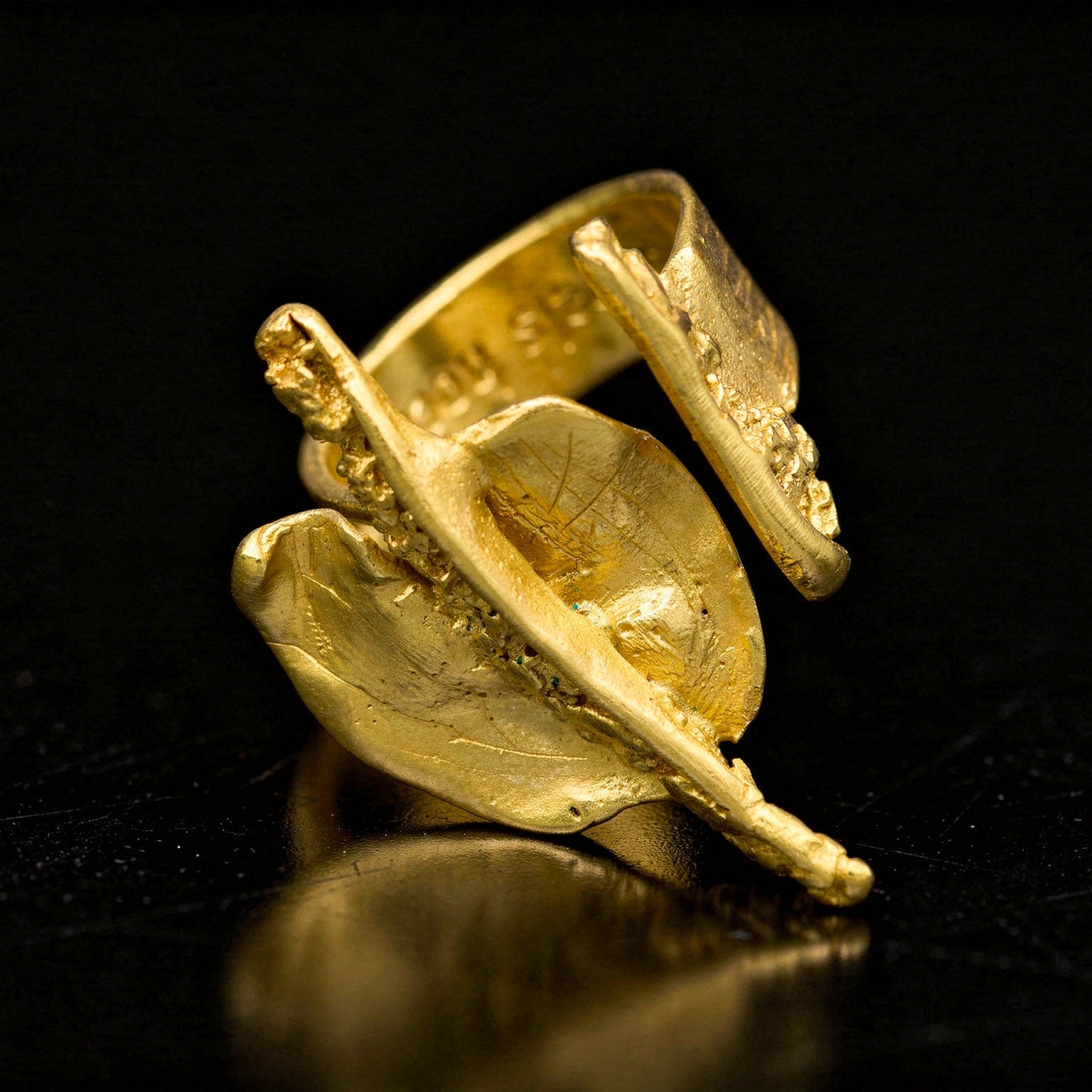 18K Gold Gaudi Ring handcrafted in Barcelona