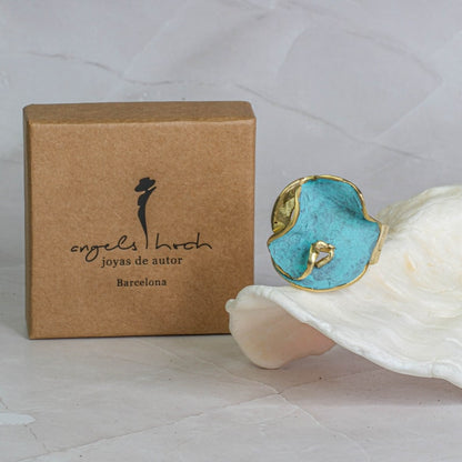 Oceánida Ring handcrafted in Barcelona