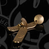 Skateboard Stud Movement Earrings