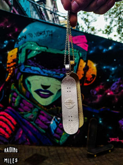Skateboard Necklace handcrafted in Barcelona