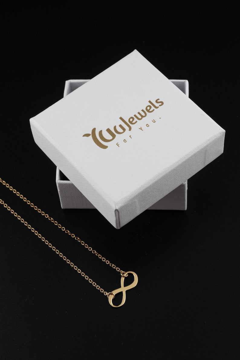 Infinity Timeless Necklace handcrafted jewelry detail