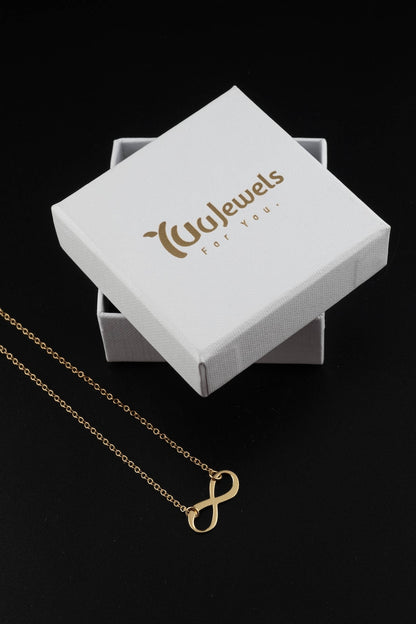 Infinity Timeless Necklace handcrafted jewelry detail
