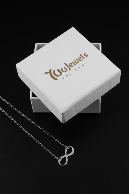 Infinity Timeless Necklace side view