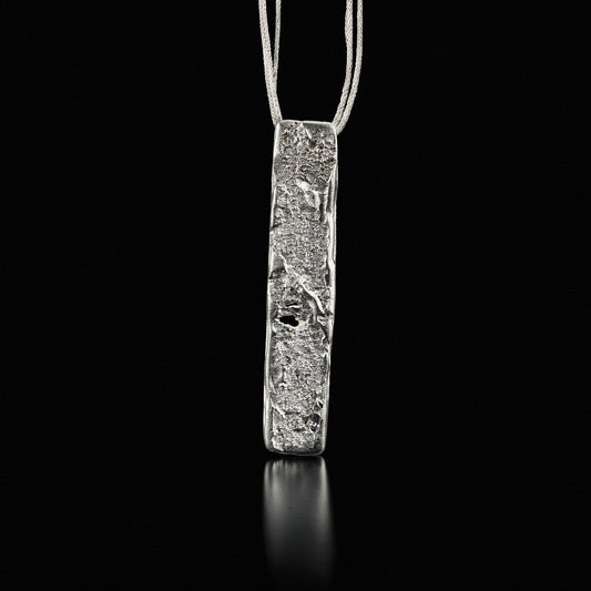 Silver Strata Necklace