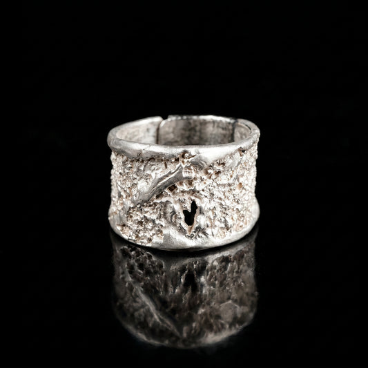 Silver Strata Ring