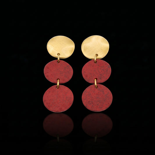 Triple Motion Earrings