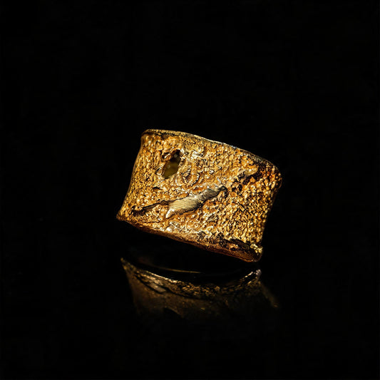 Unregelmäßiger Brisa-Ring aus 18 Karat